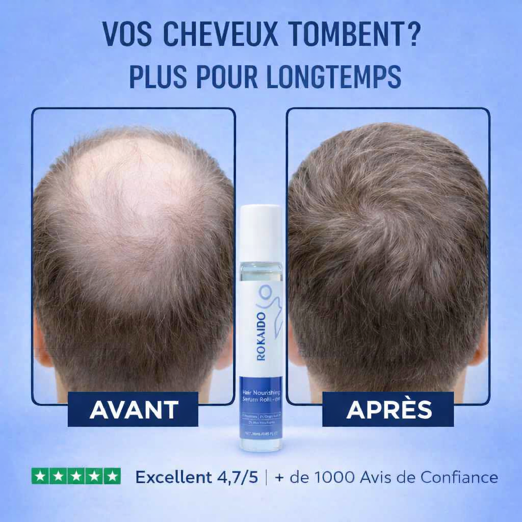 Rokaido Sérum Anti-Chute – Repousse & Densité