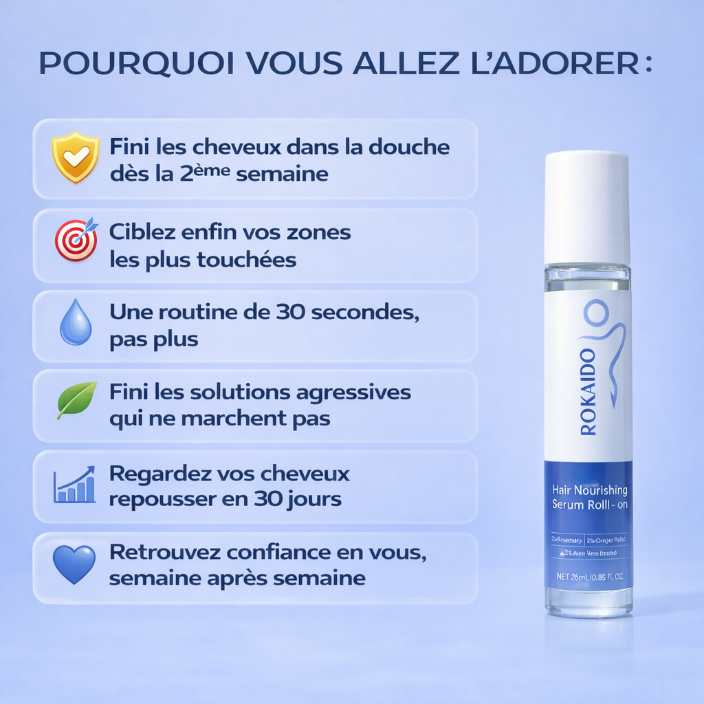 Rokaïdo Sérum Anti-Chute – Repousse & Densité Rokaïdo
